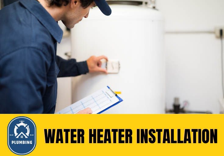 water heater installation Hartley